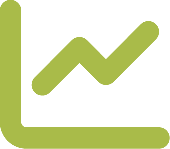 Line chart icon